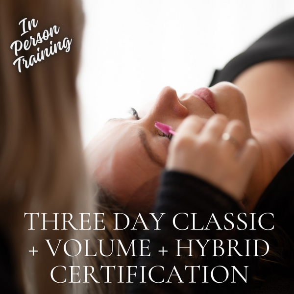 Blink & Brow Co. 3 Day Intensive Classic & Volume Lash Extension Training